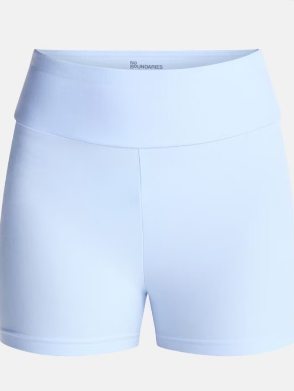 No Boundaries Blue Magic Shorty Shorts 3" Inseam Women's XXS